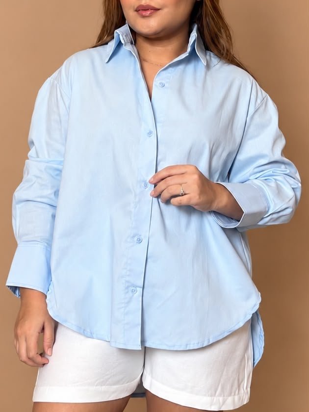 Camisa Overlino azul - Image 4
